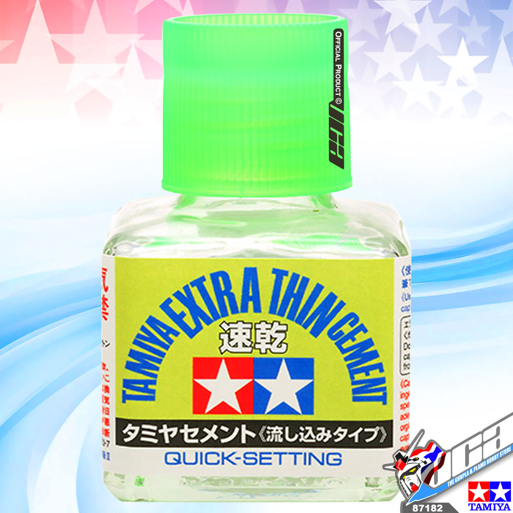 TAMIYA 87182 EXTRA THIN CEMENT QUICK SETTING 40ML