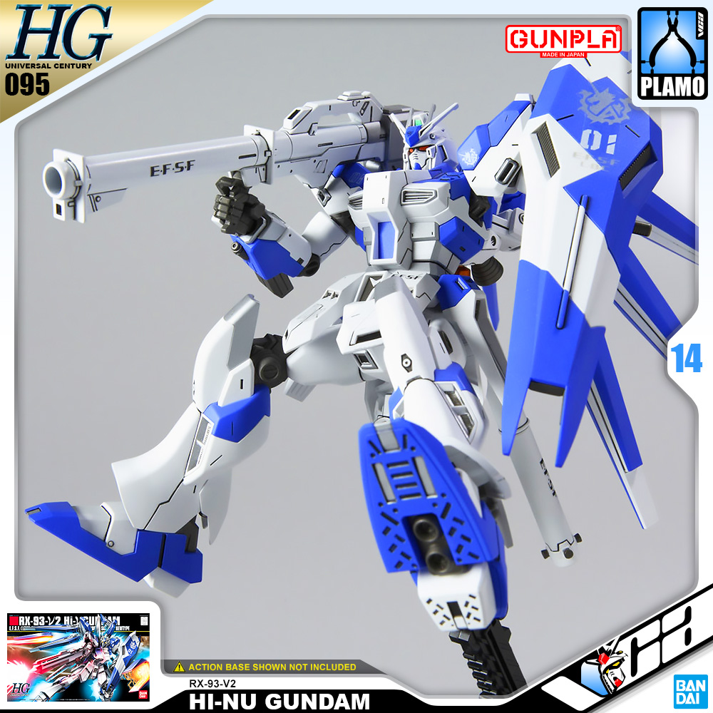 ⭐️ BANDAI GUNPLA HIGH GRADE UNIVERSAL CENTURY HGUC HG 1/144 HI-V HI NU V HI-NU GUNDAM ประกอบ หุ่นยนต์ โมเดล กันดั้ม กันพลา ของเล่น VCA GUNDAM