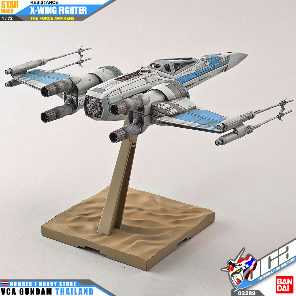 Bandai 1/72 RESISTANCE X-WING FIGHTER STAR WARS : THE FORCE AWAKENS