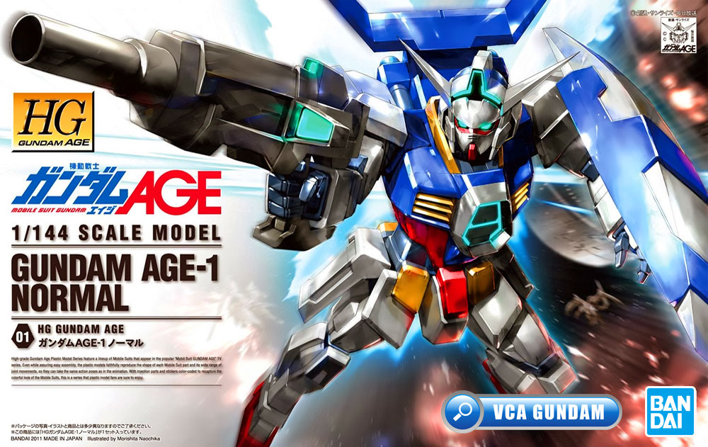 HG AGE-1 GUNDAM AGE-1 NORMAL กันดั้ม เอจ 1 นอร์มอล