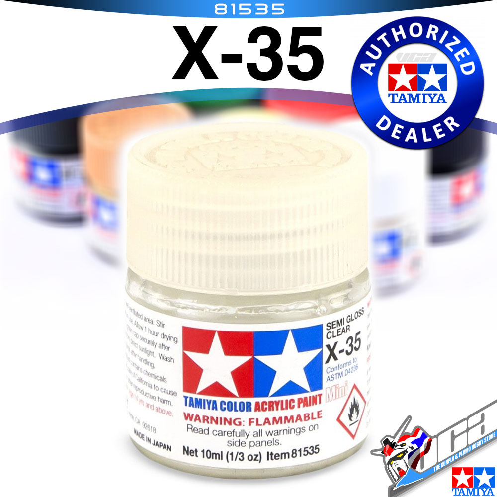 ACRYLIC X-35 SEMI GLOSS CLEAR