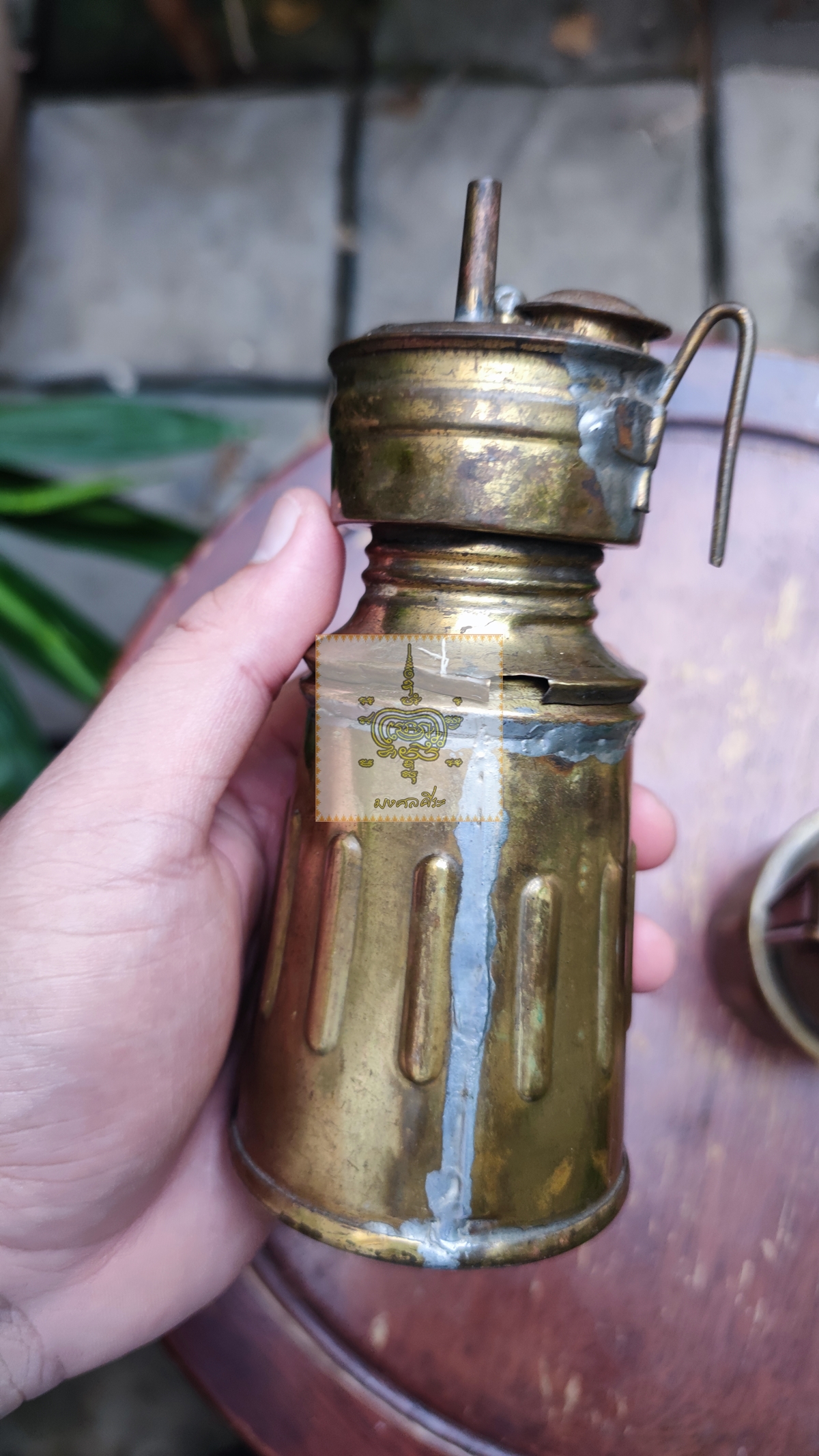 ตะเกียงแก๊ส ทองเหลือง