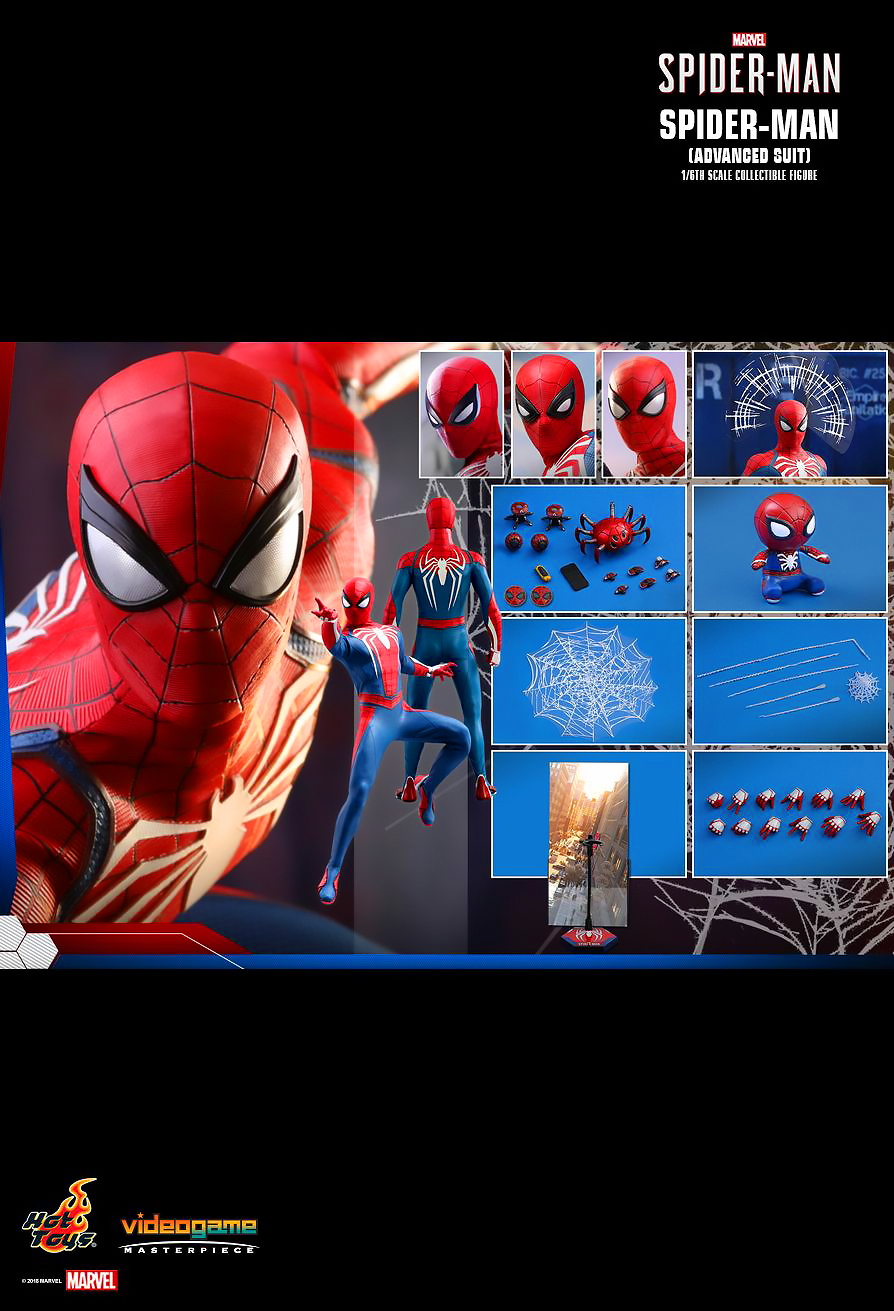 HOT TOYS 1/6 SPIDER-MAN (ADVANCED SUIT) สไปเดอร์-แมน