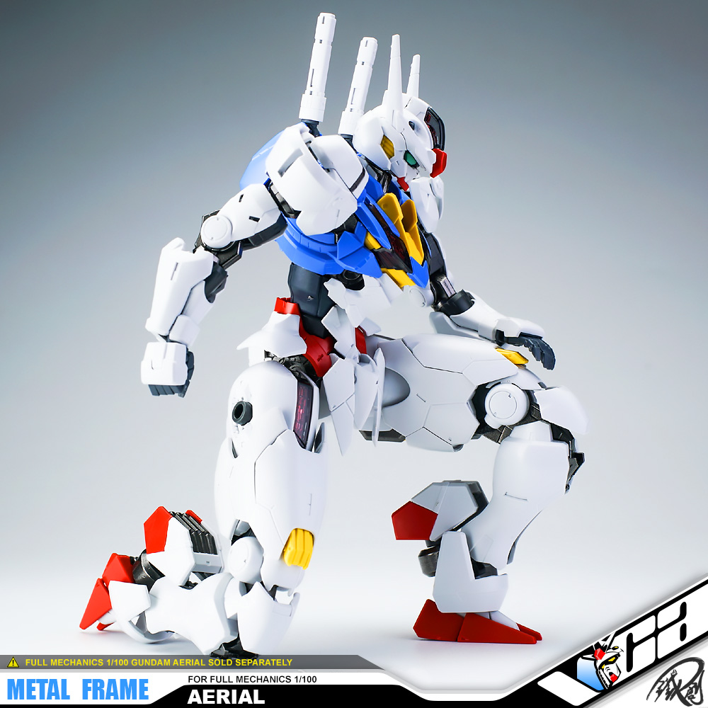 Iron Toys 铁创模型 Metal Structure Inner Frame Parts for Full Mechanics 1/100 FM Gundam Aerial Upgrade Parts VCA Bangkok Thailand