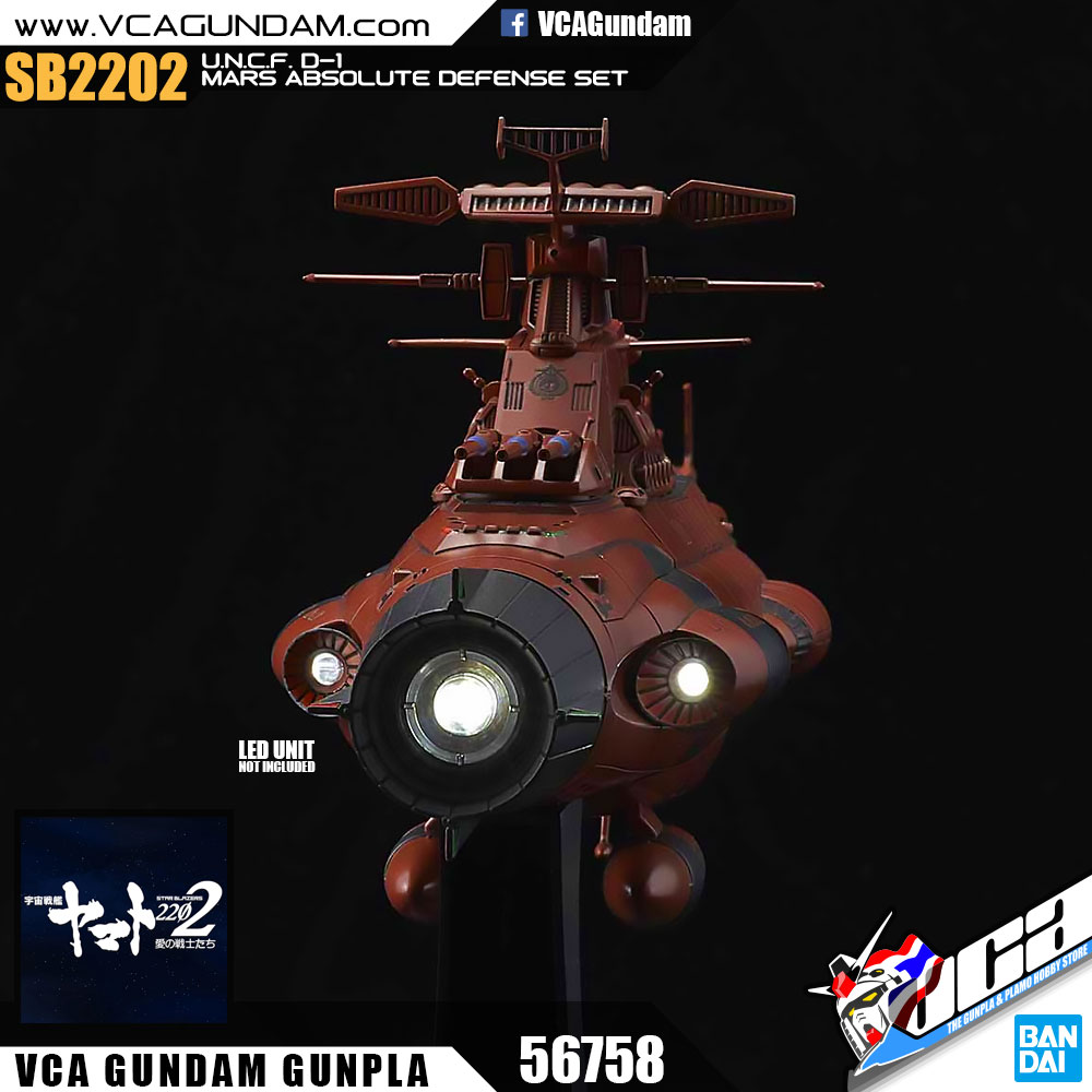 1/1000 U.N.C.F. D-1 MARS ABSOLUTE DEFENSE LINE SET