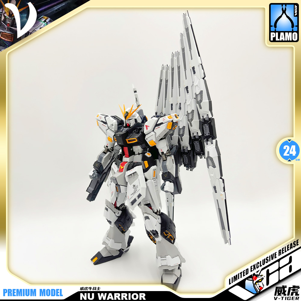V-Tiger 威虎牛战士 RX-93 Nu Gundam Master Grade MG Metal Build Structure Model Action Figure Kit VCA Bangkok Thailand