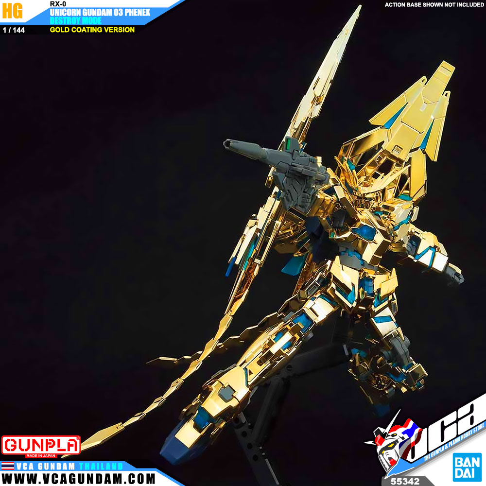 HG UNICORN GUNDAM 03 PHENEX DES.MODE (NARRATIVE VER) (GOLD COATING) ยูนิคอร์น กันดั้ม 03 ฟีนิกซ์