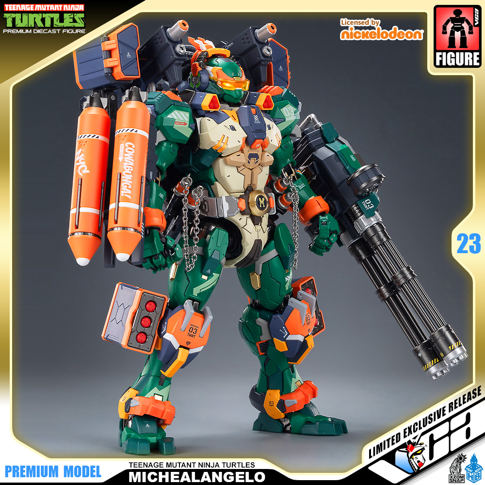 Heat Boys NICKELODEON TEENAGE MUTANT NINJA TURTLES MICHELANGELO MECHA