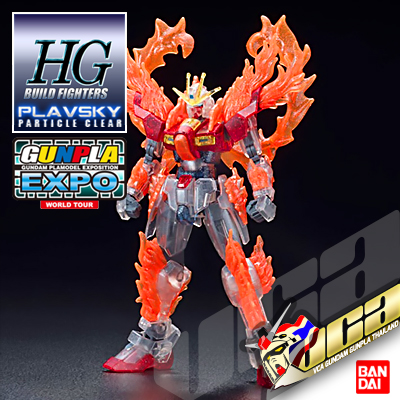 EXPO LIMITED HG TRY BURNING GUNDAM PLAVSKY CLEAR