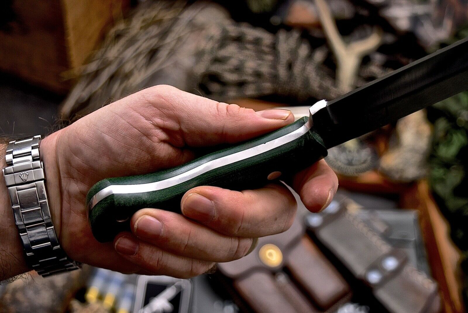 มีดเหล็ก D2 USA