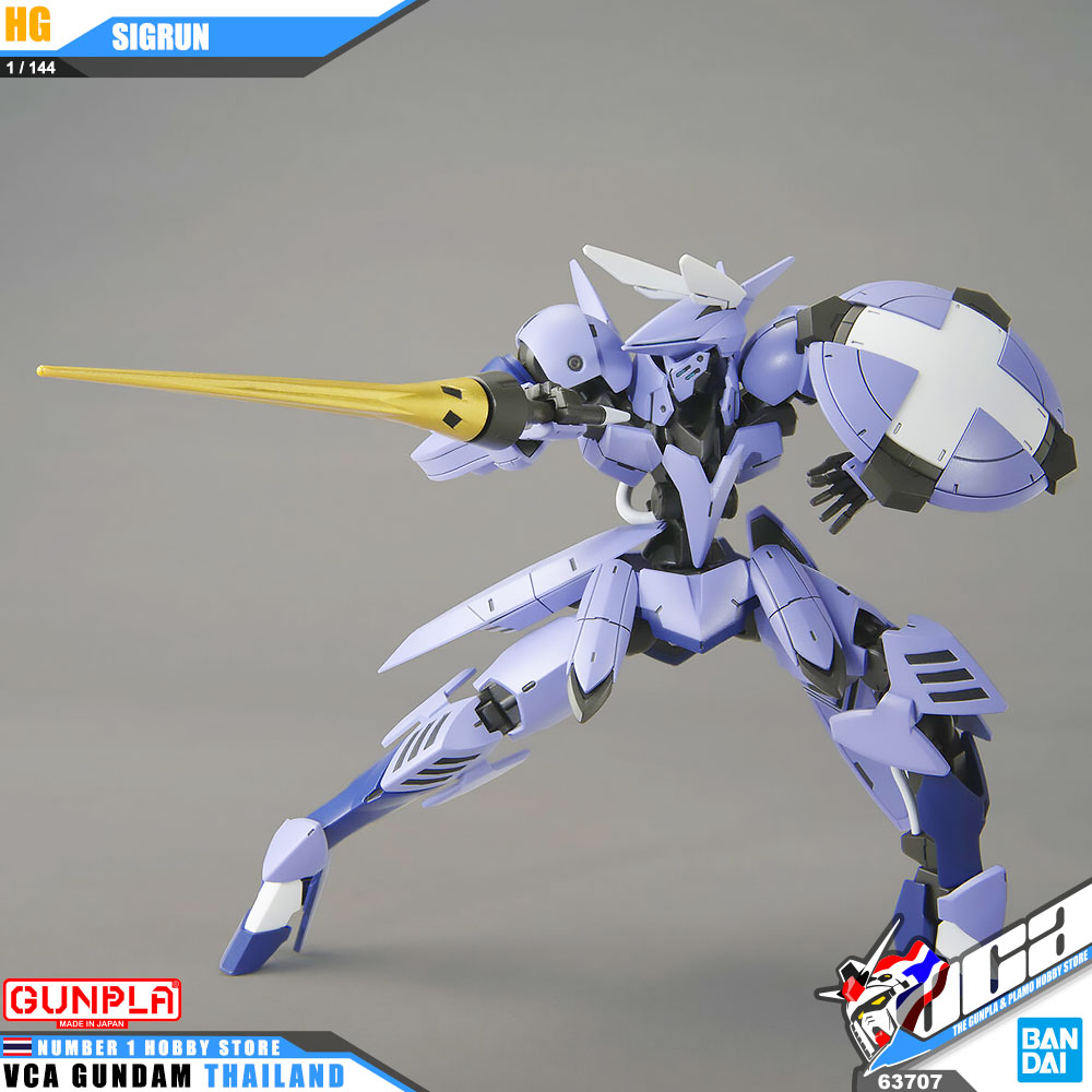 ⭐️ BANDAI GUNPLA HIGH GRADE IRON BLOODED ORPHANS HGIBO HG 1/144 SIGRUN ประกอบ หุ่นยนต์ โมเดล กันดั้ม กันพลา ของเล่น VCA GUNDAM