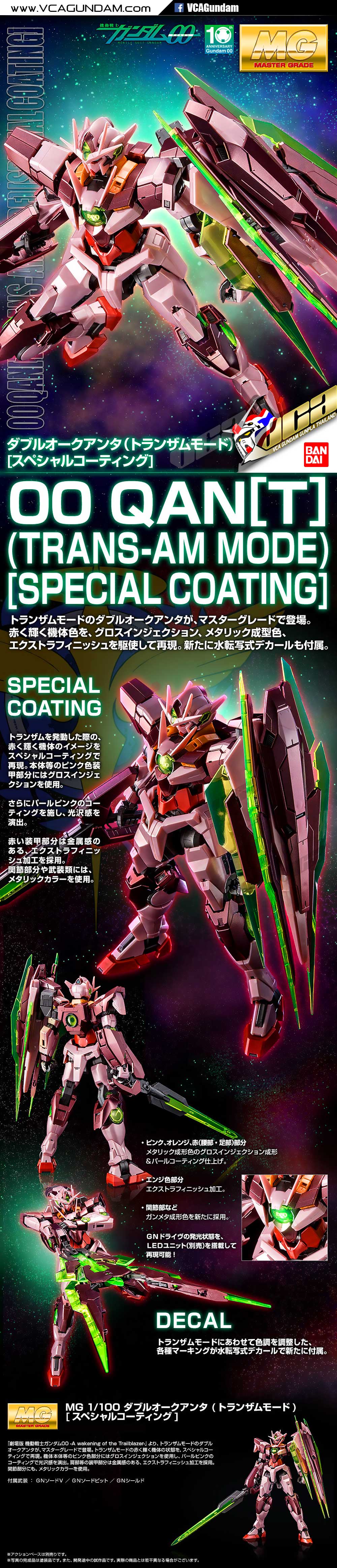 MG 00 QANT TRANS-AM MODE (SPECIAL COATING VER)