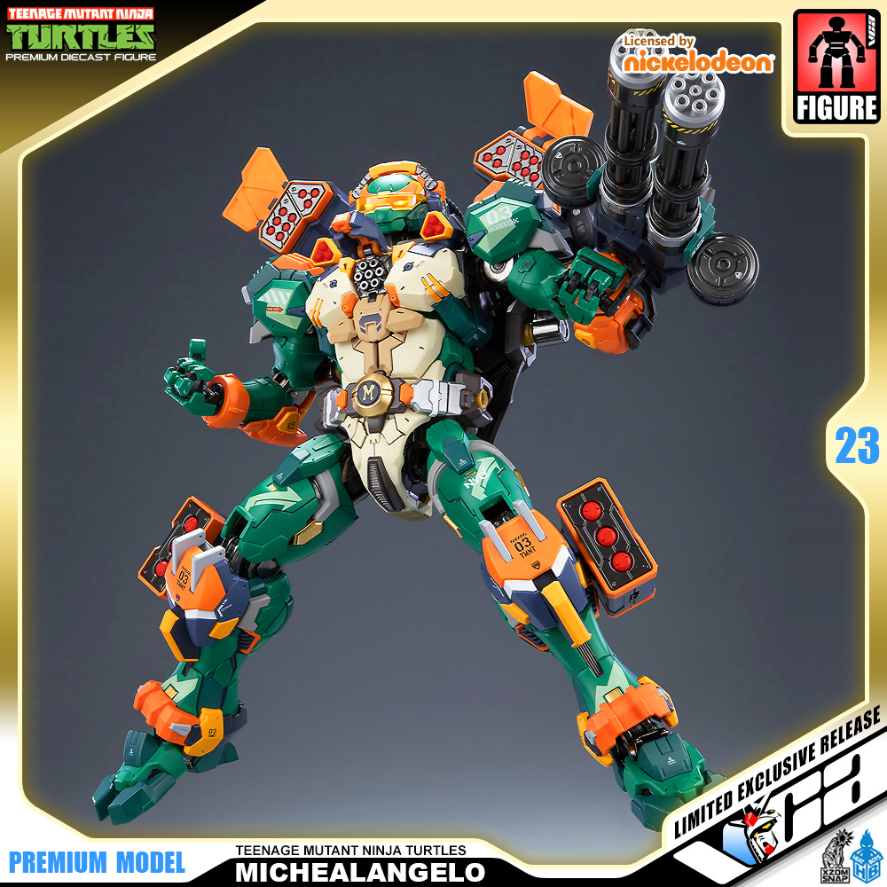 Heat Boys NICKELODEON TEENAGE MUTANT NINJA TURTLES MICHELANGELO MECHA