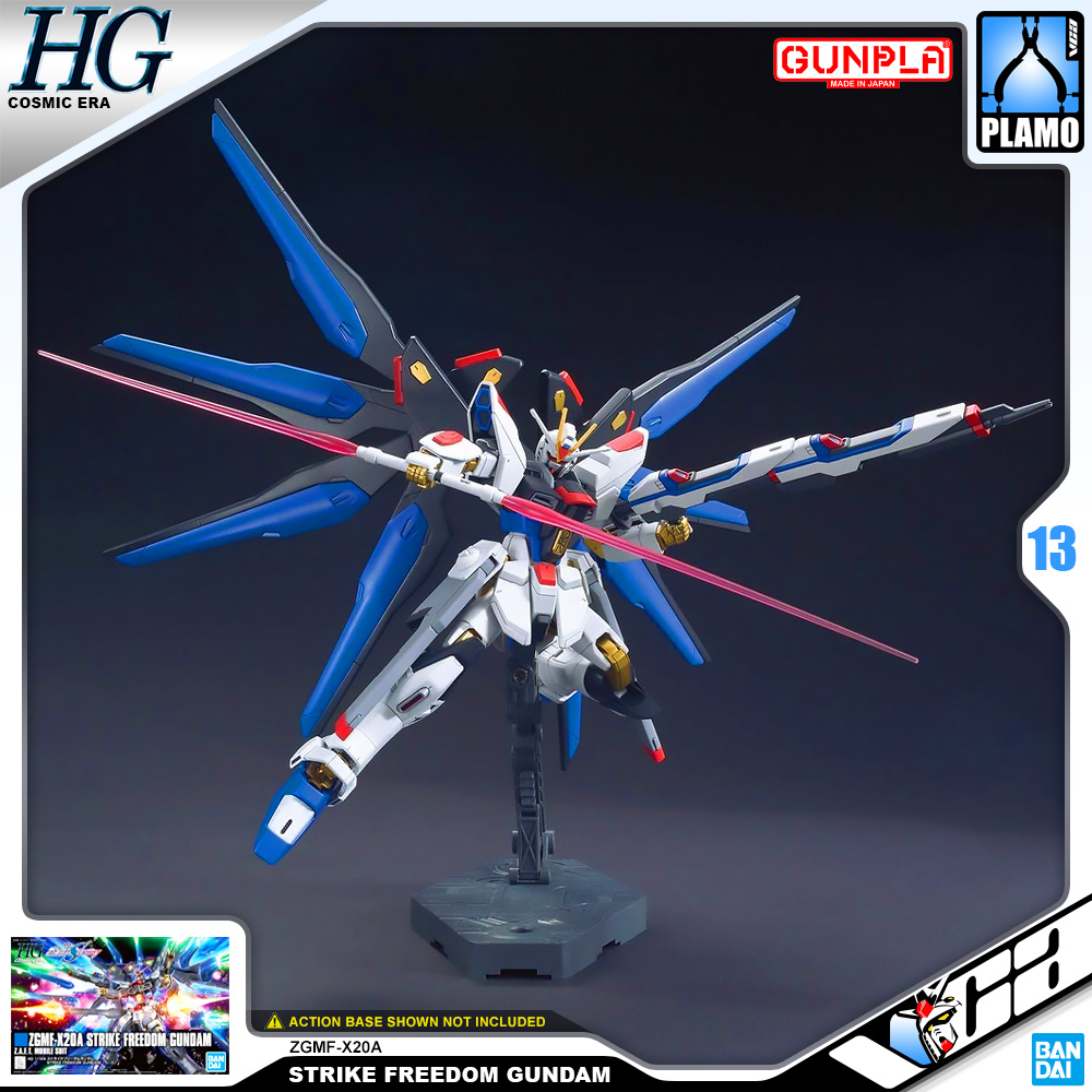 Bandai Gunpla High Grade HG ZGMF-X20A STRIKE FREEDOM GUNDAM