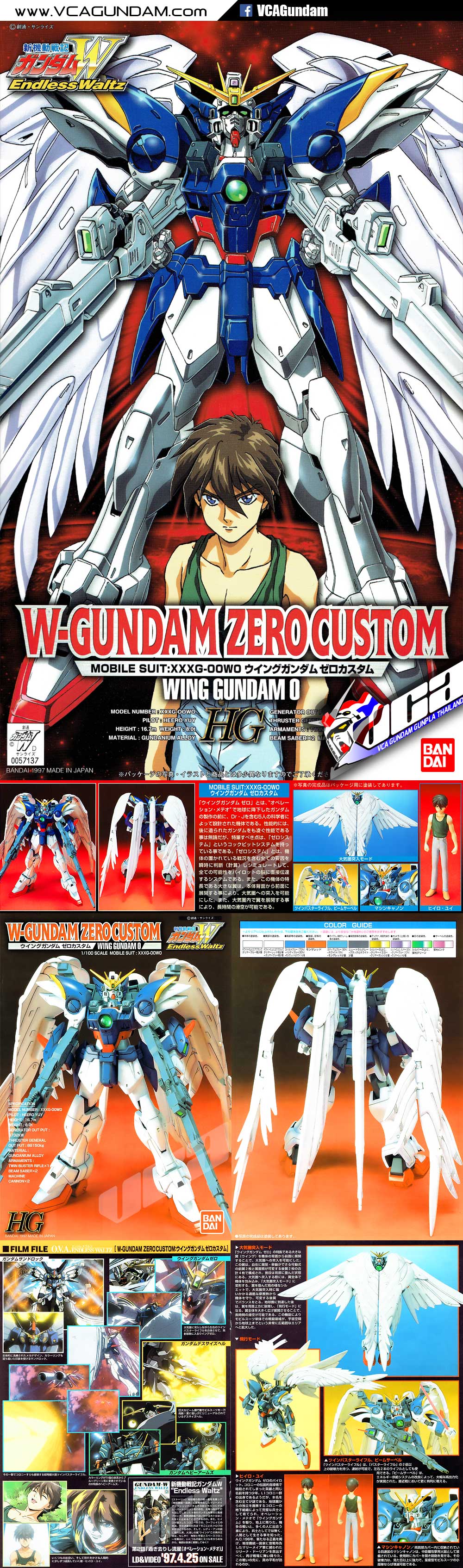 1/100 WING GUNDAM ZERO CUSTOM วิง กันดั้ม ซีโร่