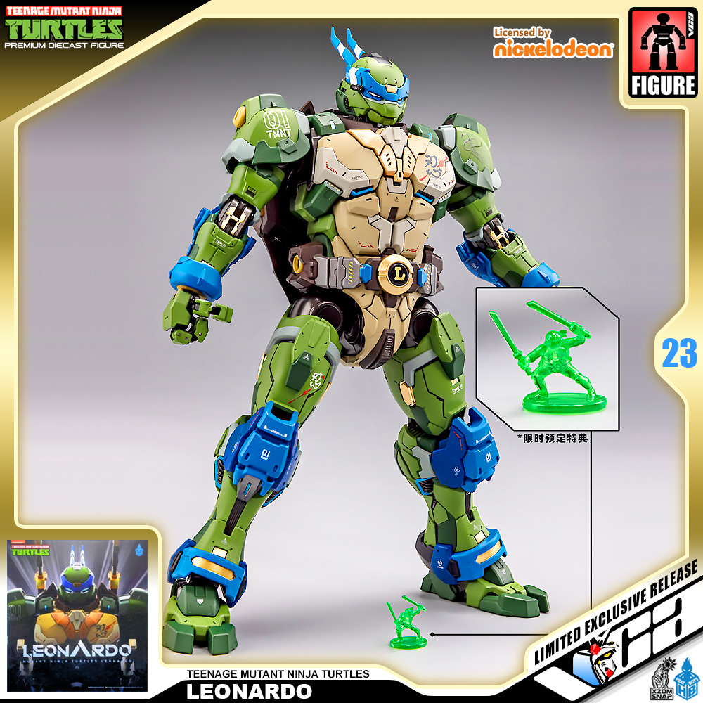 HEAT BOYS X SNAP DESIGN TMNT LEONARDO MECHA