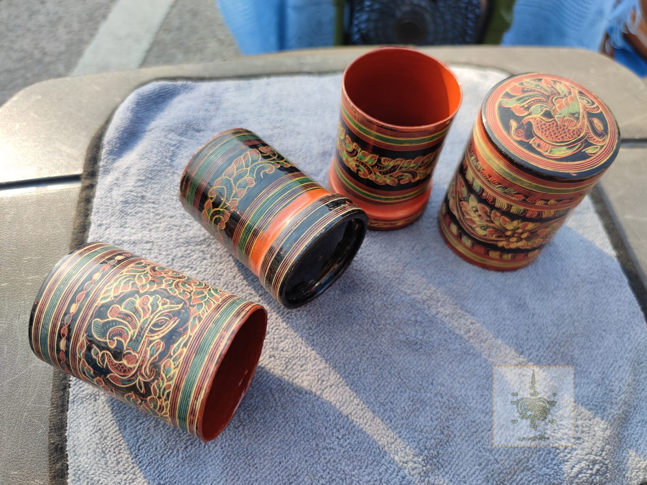 กระปุก เครื่องเขิน