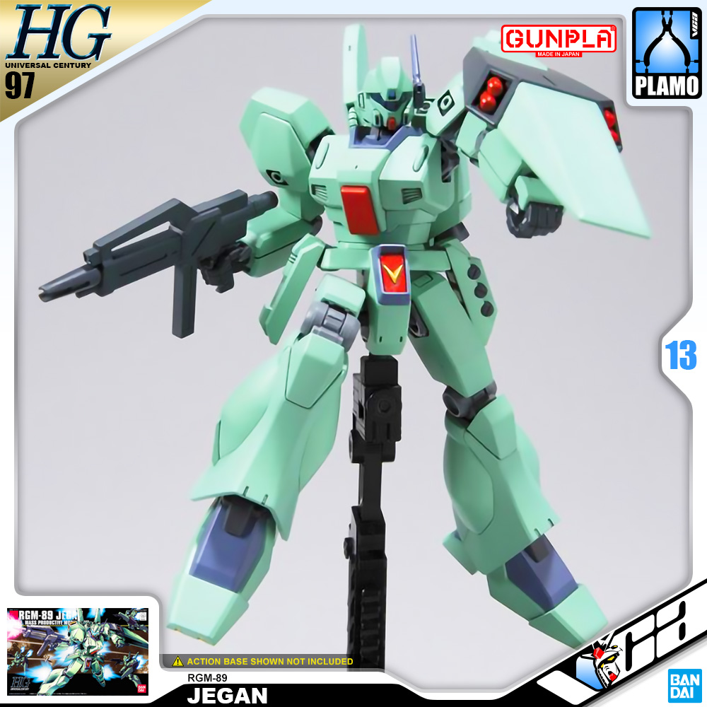 ⭐️ BANDAI GUNPLA HIGH GRADE UNIVERSAL CENTURY HGUC HG 1/144 RGM-89 JEGAN ประกอบ หุ่นยนต์ โมเดล กันดั้ม กันพลา ของเล่น VCA GUNDAM