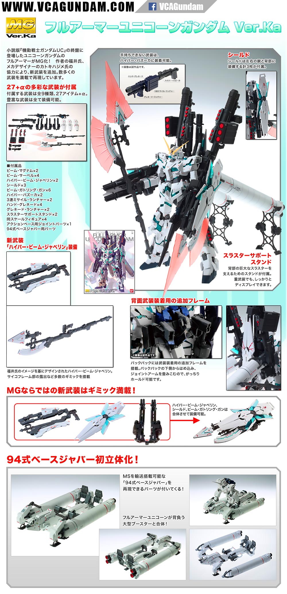 MG FULL ARMOR UNICORN GUNDAM VER KA ฟูล อาร์เมอร์ ยูนิคอร์น กันดั้ม
