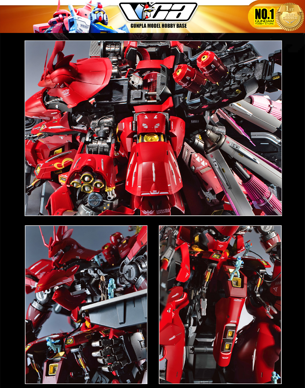 Bandai METAL STRUCTURE MSN-04 SAZABI
