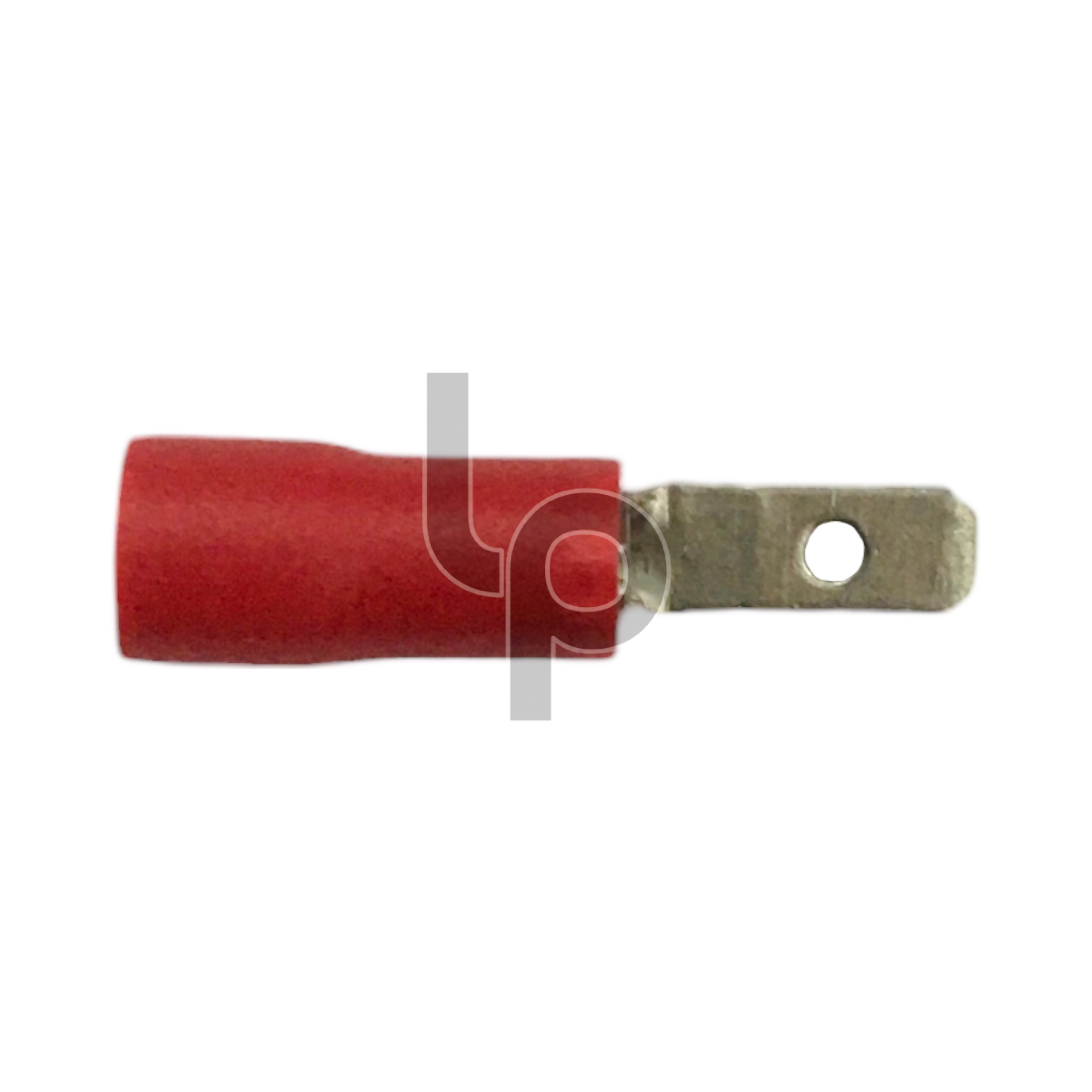 หางปลาแบน ท้ายพลาสติก ตัวผู้ ขนาด 2.7 mm. ท้าย 3.7 mm. แพ็ค 4 ชิ้น