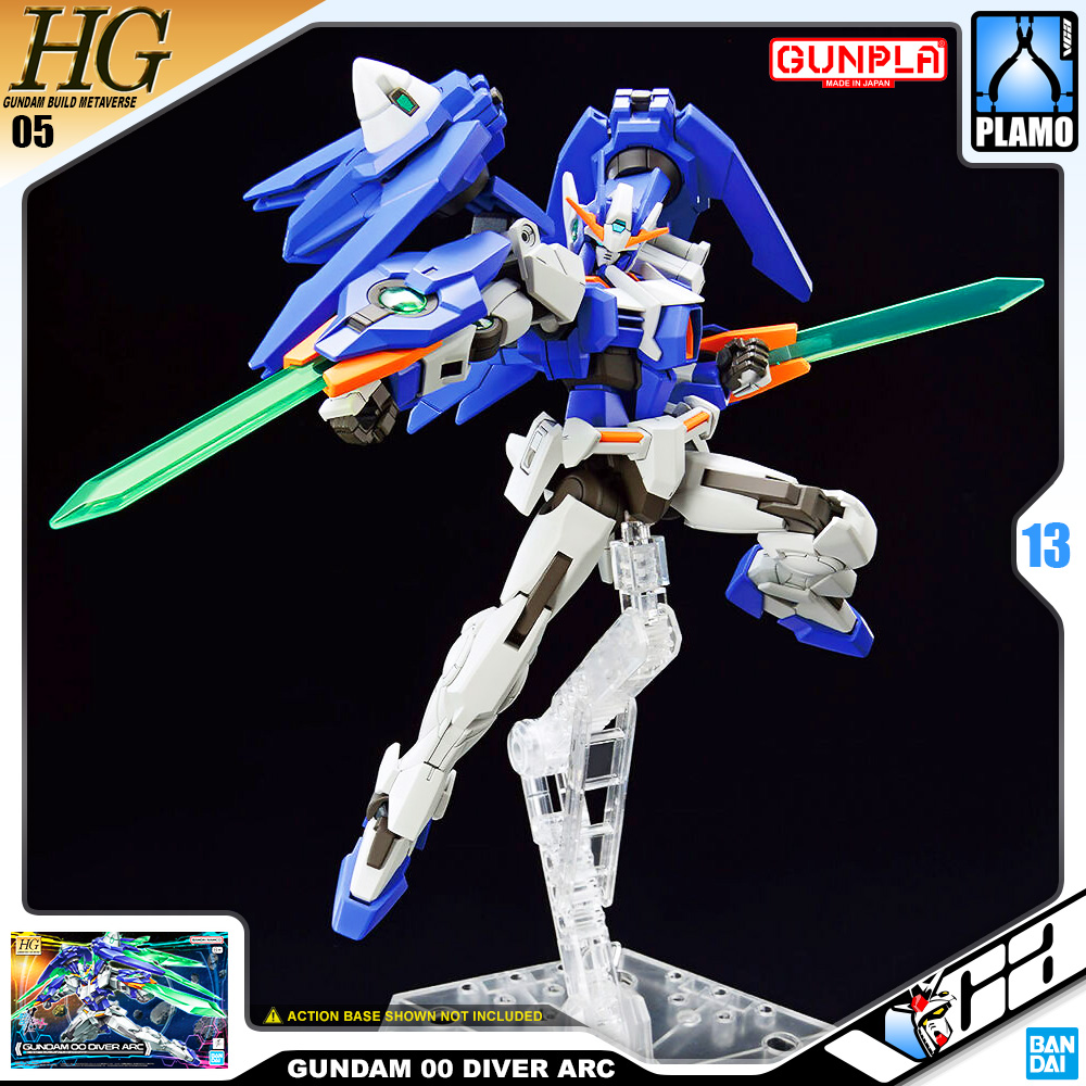 Bandai Gunpla High Grade Build Metaverse HG Gundam 00 Diver Arc Action Figure Model Toy Kit VCA Bangkok Thailand