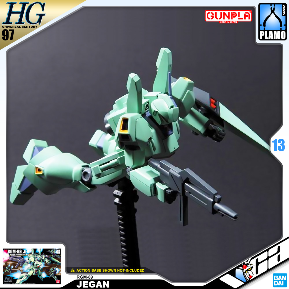 ⭐️ BANDAI GUNPLA HIGH GRADE UNIVERSAL CENTURY HGUC HG 1/144 RGM-89 JEGAN ประกอบ หุ่นยนต์ โมเดล กันดั้ม กันพลา ของเล่น VCA GUNDAM