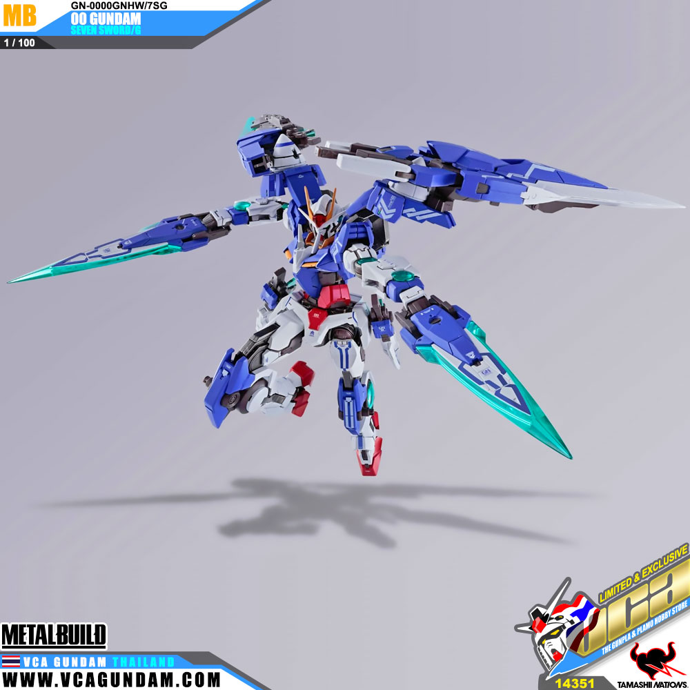 Metal Build GN-0000GNHW/7SG 00 GUNDAM SEVEN SWORD/G ดับเบิ้ลโอ กันดั้ม เซเว่น สว๊อด
