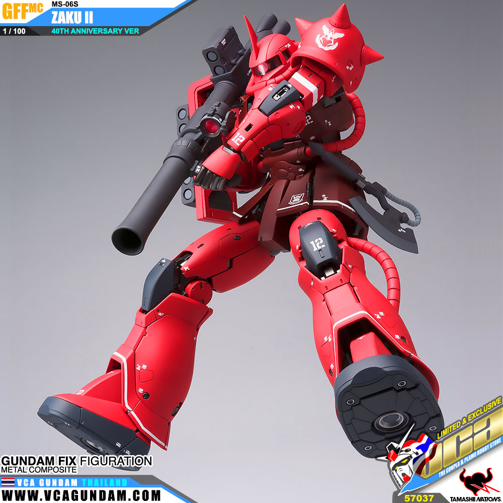 Gundam Fix Figuration Metal Composite GFFMC MS-06S ZAKU II 40TH ANNIVERSARY VER ซาคุ 2