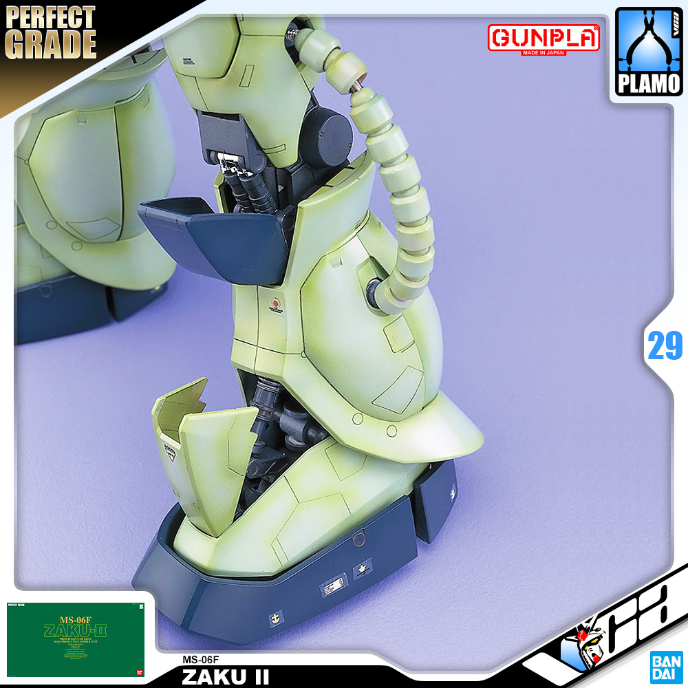 ⭐️ BANDAI GUNPLA PERFECT GRADE PG 1/60 MS-06F ZAKU II ประกอบ หุ่นยนต์ โมเดล กันดั้ม กันพลา ของเล่น VCA GUNDAM