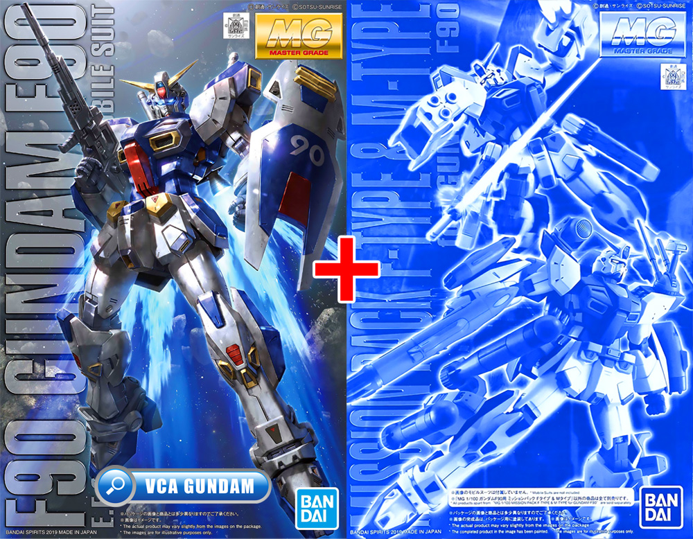 ⭐️ PREMIUM BANDAI PB GUNPLA MASTER GRADE MG 1/100 GUNDAM F90 MISSION PACK F M TYPE ประกอบ หุ่นยนต์ โมเดล กันดั้ม กันพลา ของเล่น VCA GUNDAM