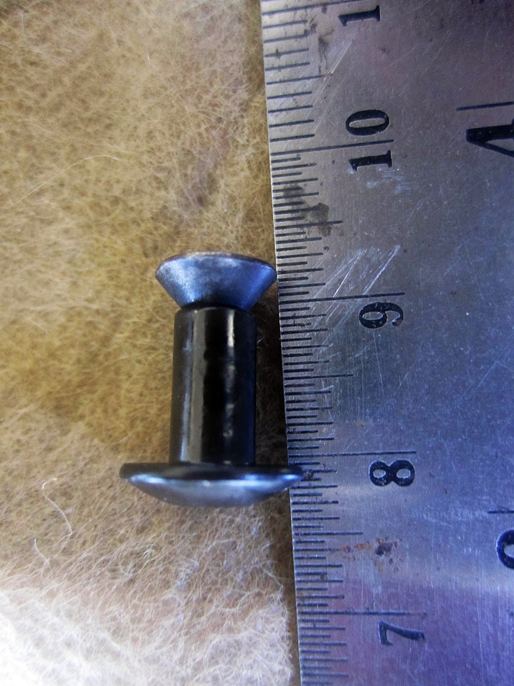 Slotted Post - Steel - Black Oxide Coated - (1/4 in) - 1 ชุด