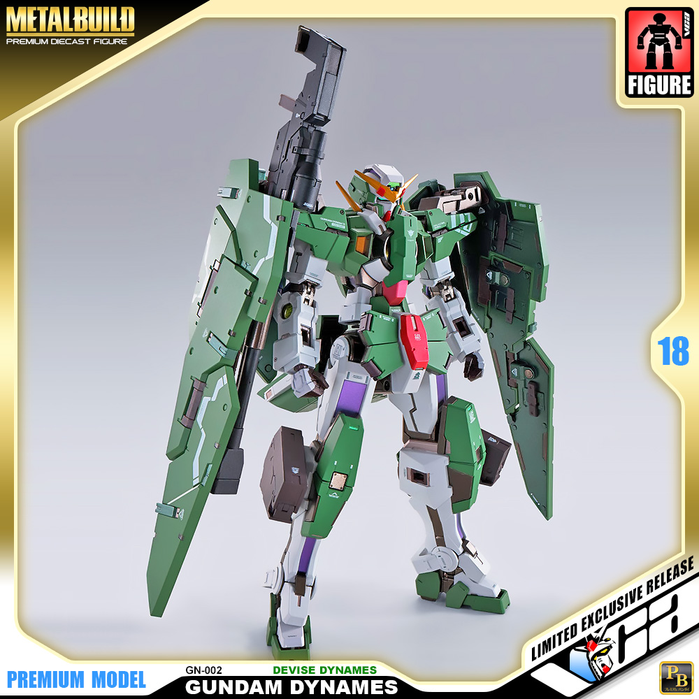 Premium Bandai® Premium Diecast Action Collectibles METAL BUILD GUNDAM DYNAMES & DEVISE DYNAMES