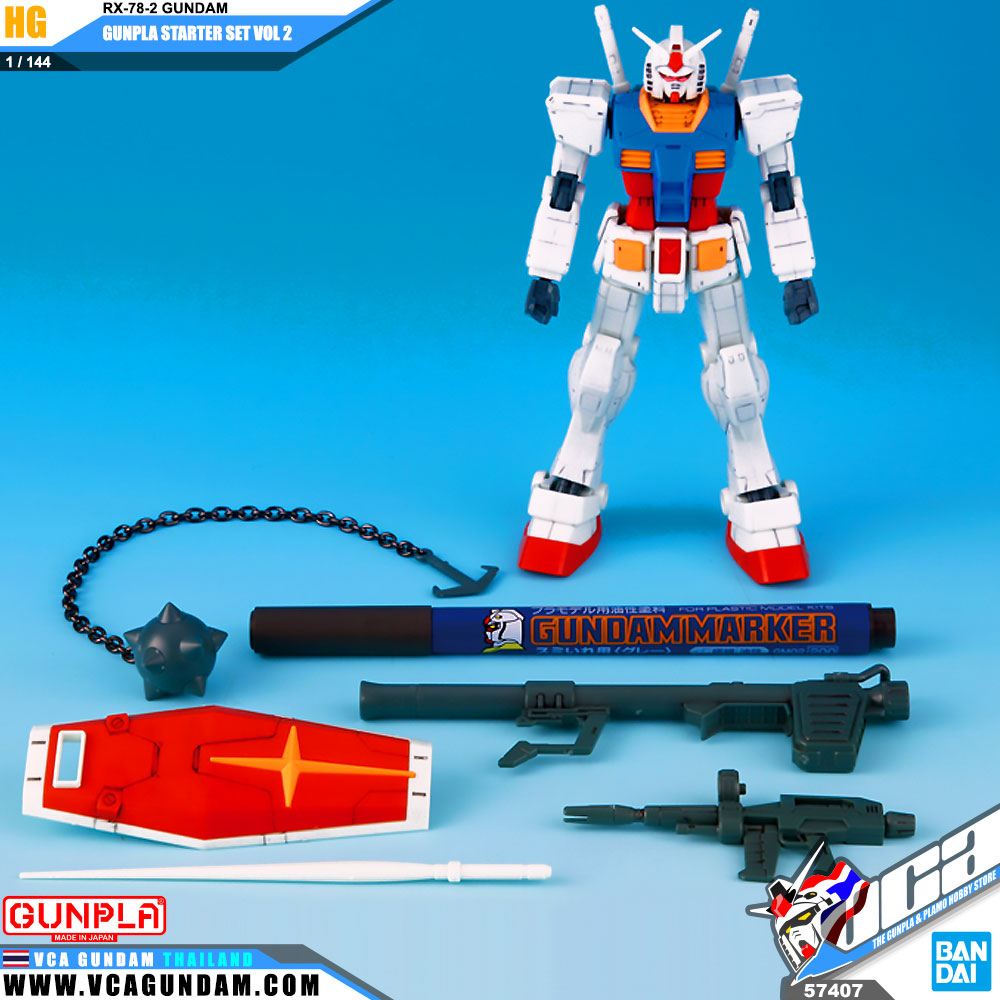 HG GUNPLA กันพลา STARTER SET VOL.2