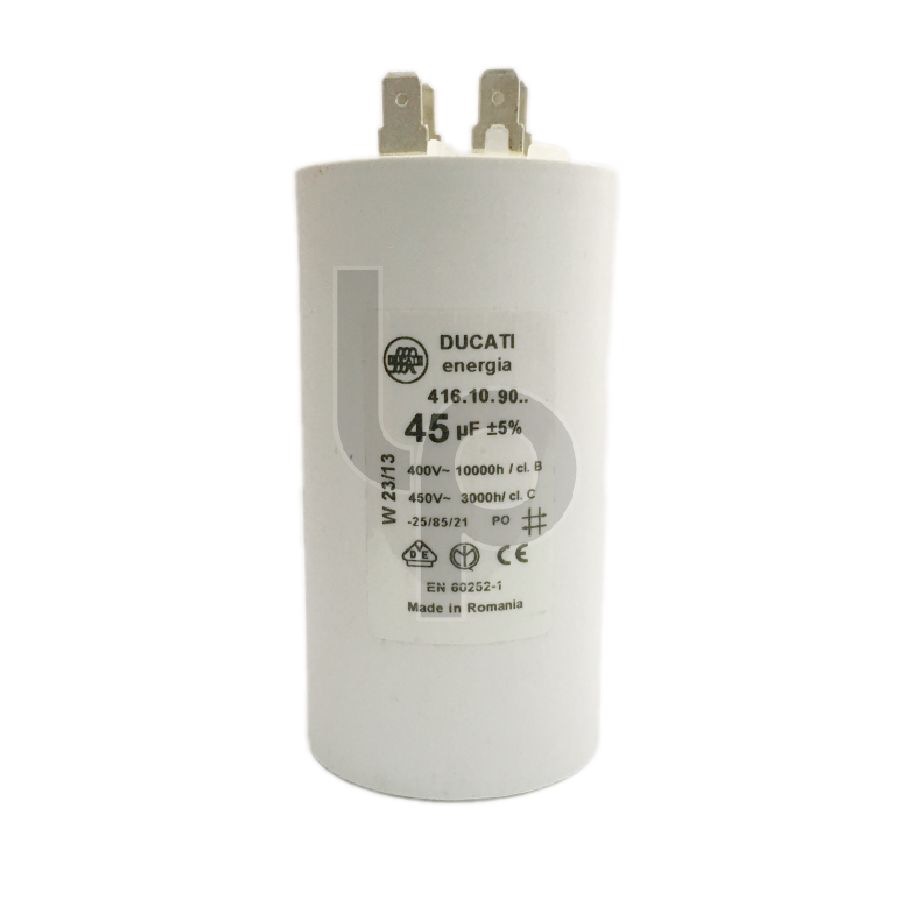 คาปาซิเตอร์เครื่องซักผ้า 45uF/450V 4 ขา