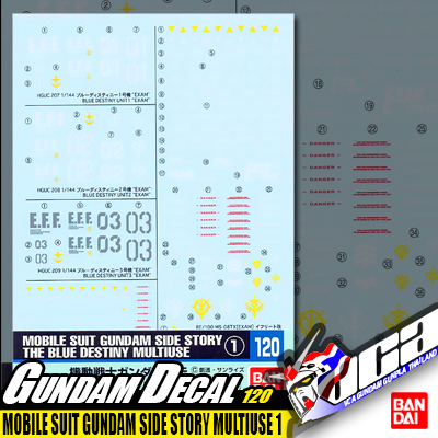 GD120 | MOBILE SUIT GUNDAM SIDE STORY THE BLUE DESTINY MULTIUSE 1