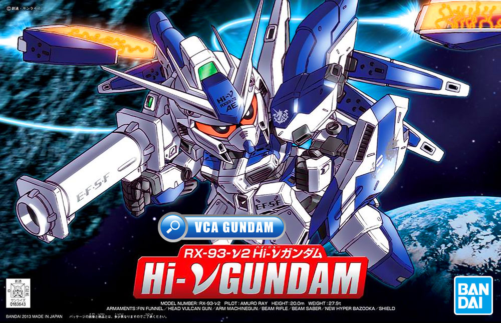 BANDAI SD BB384 RX-93V2 HI-NU GUNDAM ไฮ นู กันดั้ม