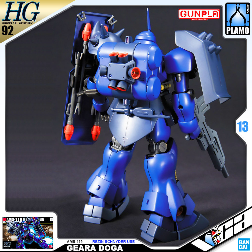 ⭐️ BANDAI GUNPLA HIGH GRADE UNIVERSAL CENTURY HGUC HG 1/144 AMS-119 GEARA DOGA REZIN SCHNYDER ประกอบ หุ่นยนต์ โมเดล กันดั้ม กันพลา ของเล่น VCA GUNDAM
