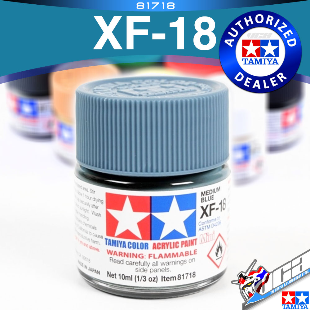 ACRYLIC XF-18 MEDIUM BLUE