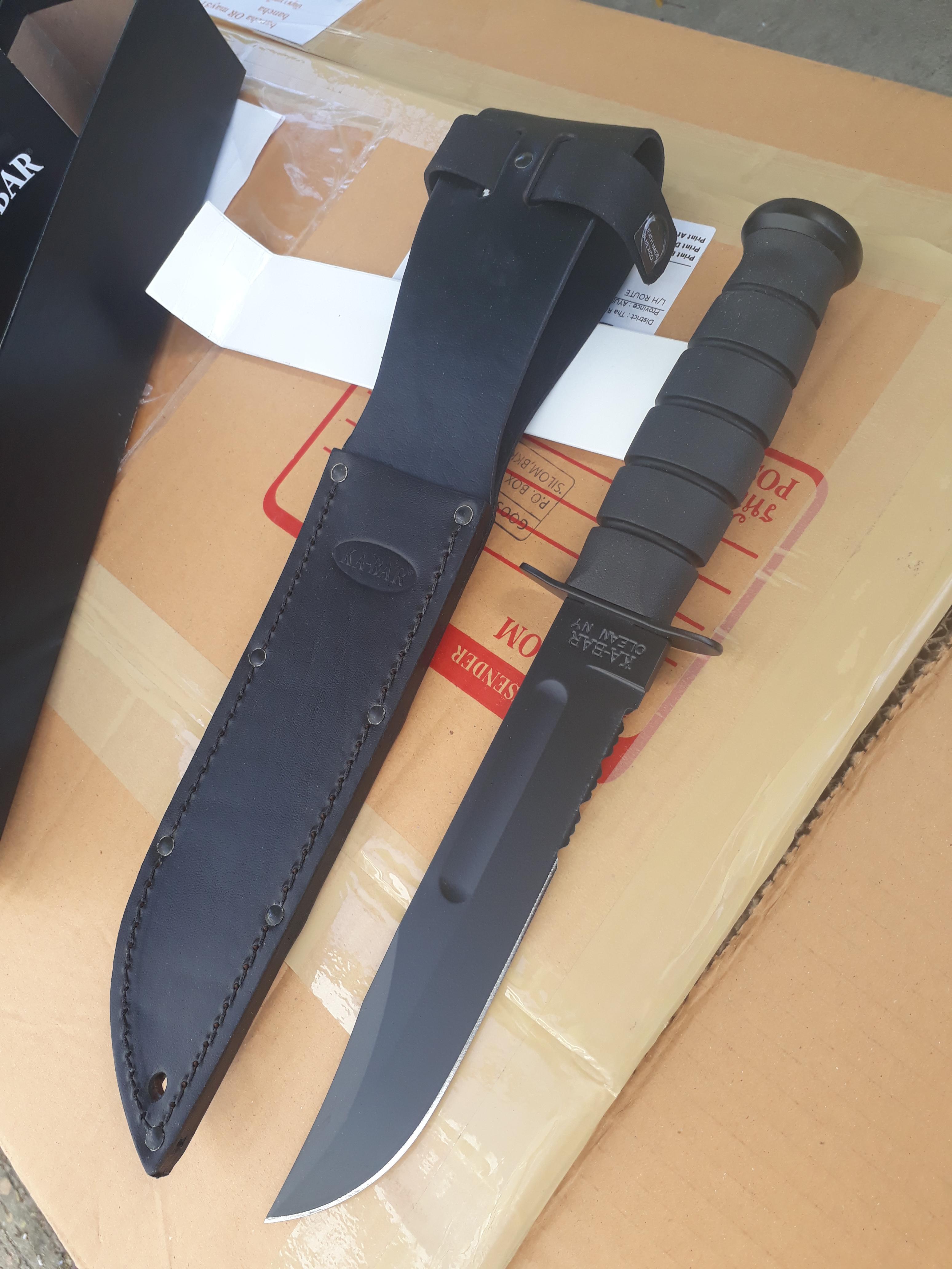 Ka-Bar 2-1212-3 Black Fighting Knife