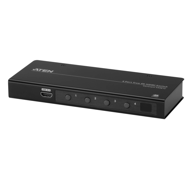 ATEN รุ่น VS481C 4-PORT TRUE 4K HDMI SWITCH