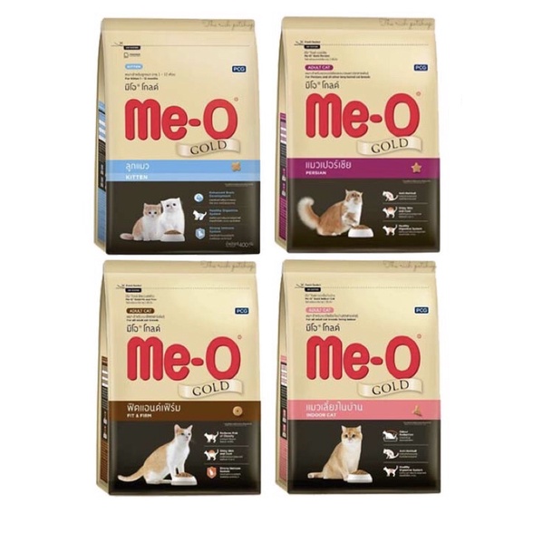 Me-O Gold มีโอโกลด์ อาหารแมวทุกช่วงวัย ขนาด 10 Kg (1kgx10 ถุง )