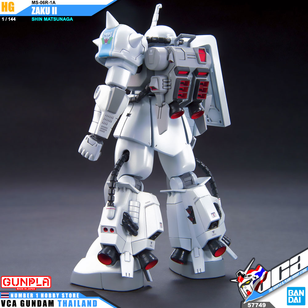 HG MS-06R-1A ZAKU II SHIN MATSUNAGA CUSTOM ซาคุ 2