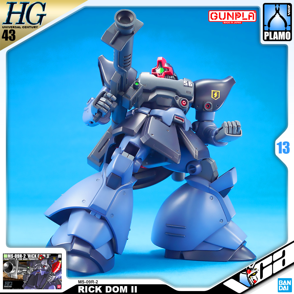 ⭐️ BANDAI GUNPLA HIGH GRADE UNIVERSAL CENTURY HGUC HG 1/144 MS-09R-2 RICK-DOM II RICK DOM 2 ประกอบ หุ่นยนต์ โมเดล กันดั้ม กันพลา ของเล่น VCA GUNDAM