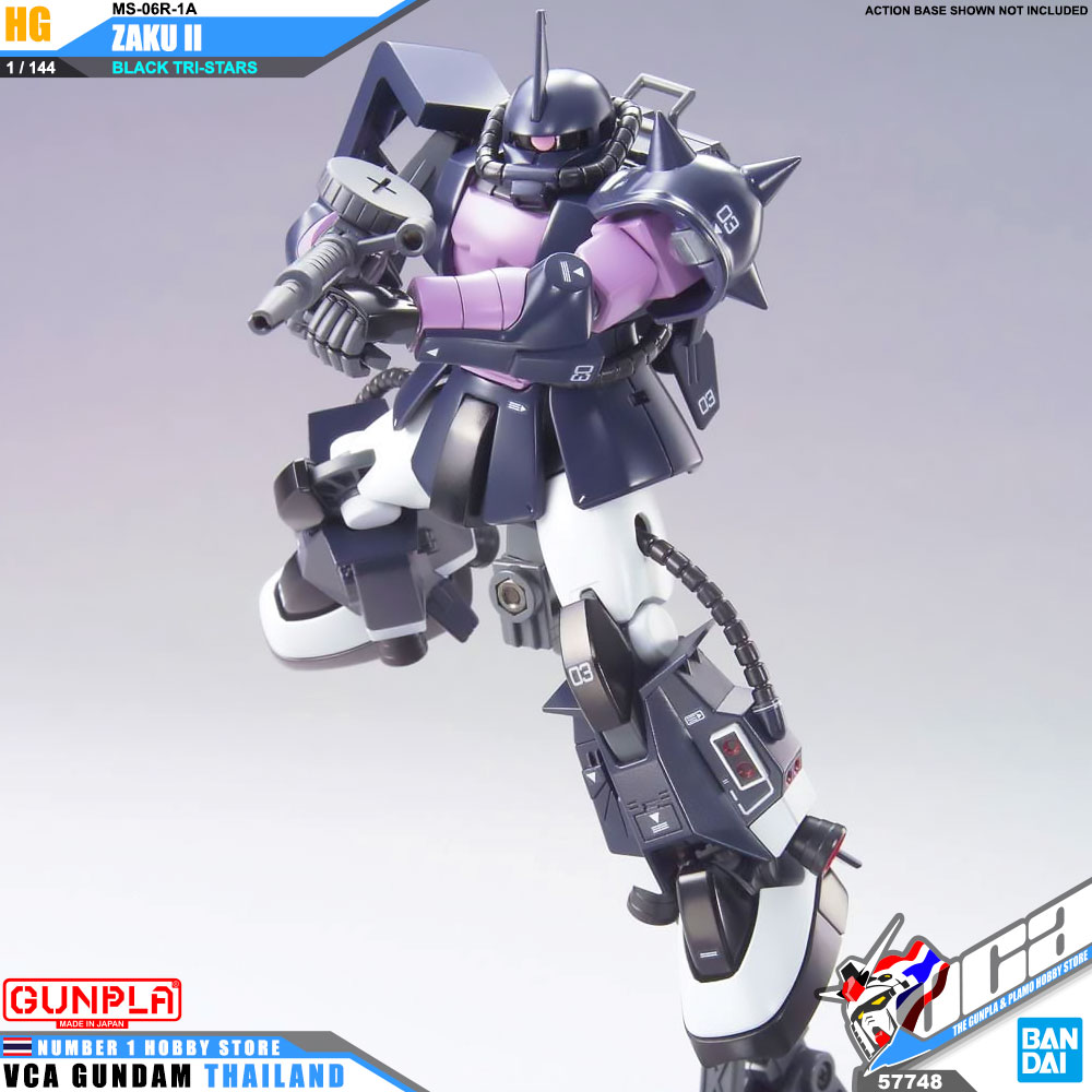 HG MS-06R-1A ZAKU II BLACK TRI-STARS ซาคุ 2