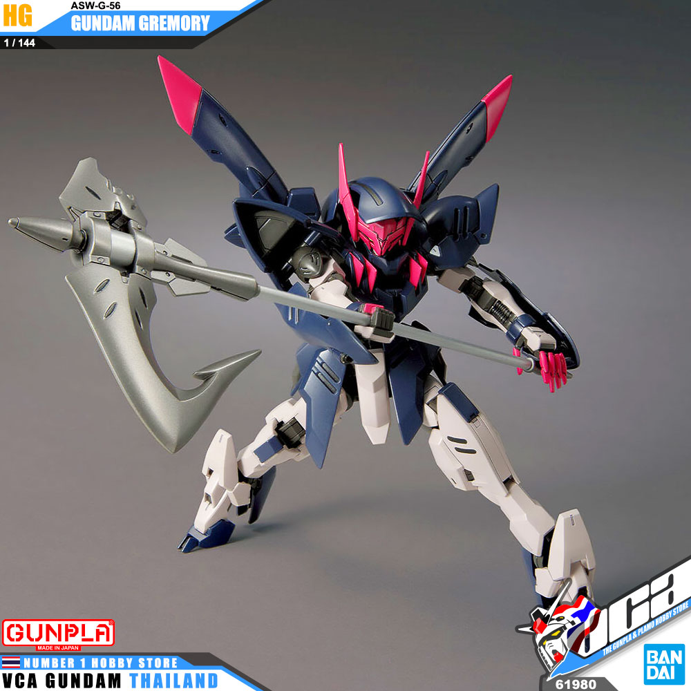 BANDAI GUNPLA HIGH GRADE HG 1/144 GUNDAM GREMORY โมเดล กันดั้ม กันพลา VCA GUNDAM