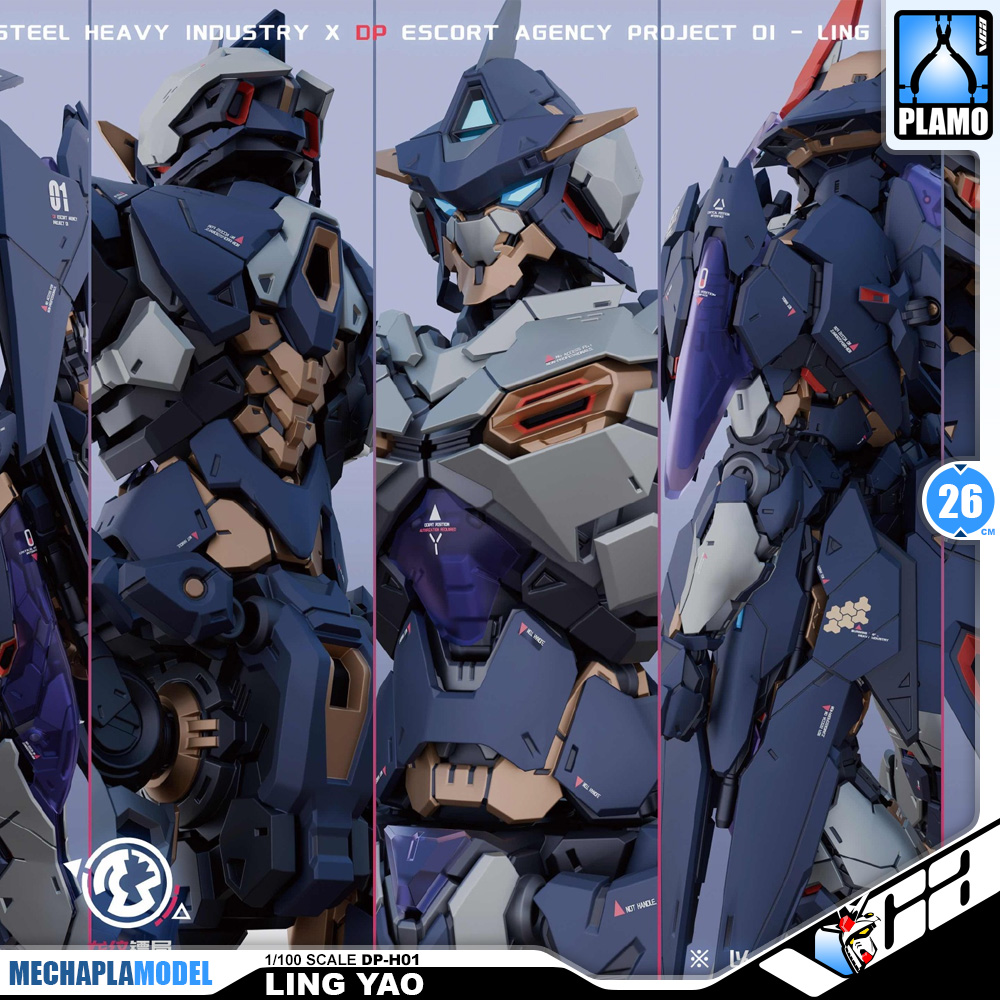 DP Escort Agency 龙纹镖局 Ling Yao 令曜 Master Grade MG Plastic Model Action Figure Toy Kit VCA Gundam Thailand