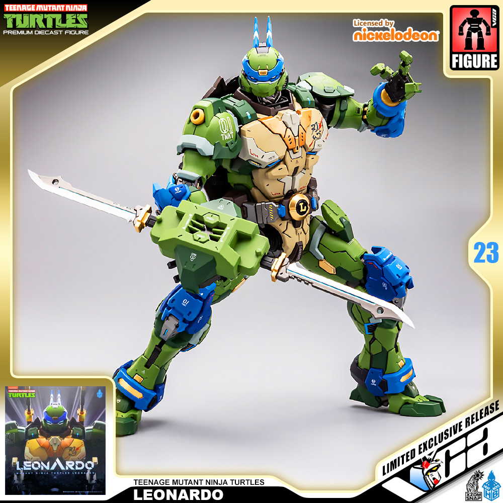 HEAT BOYS X SNAP DESIGN TMNT LEONARDO MECHA