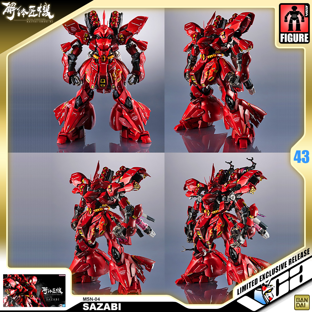 Bandai METAL STRUCTURE MSN-04 SAZABI