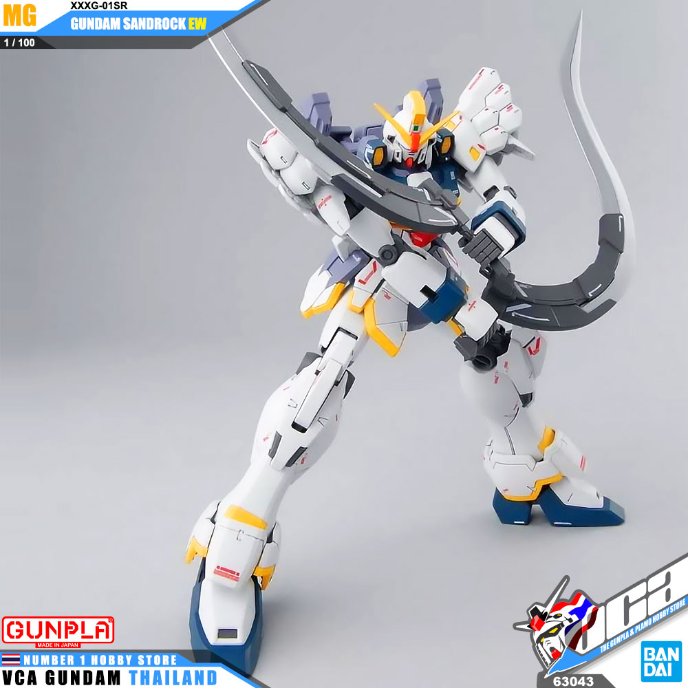 BANDAI GUNPLA MASTER GRADE MG 1/100 GUNDAM SANDROCK EW โมเดล กันดั้ม กันพลา VCA GUNDAM